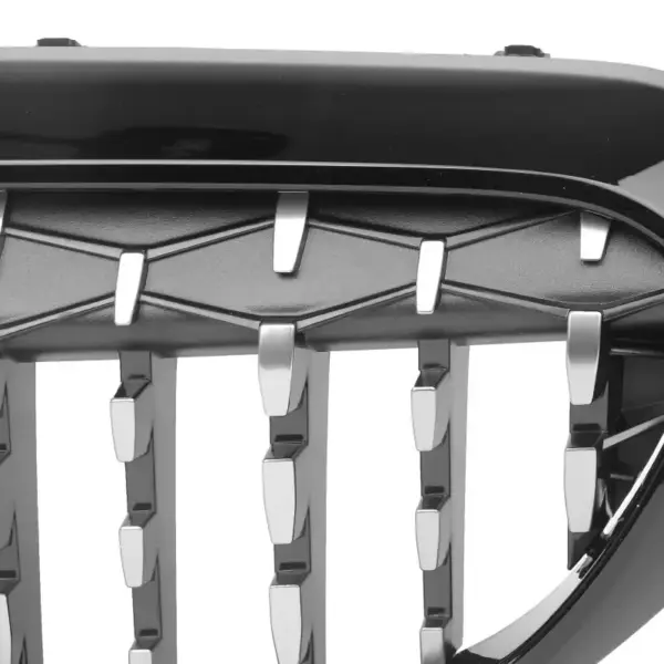 Grill Niergrill Zwart Chroom mesh design BMW 5 Serie G30 G31 pre-facelift (2017-2020) Grille