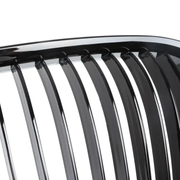 Grill Niergrill zwarte enkele bar geschikt BMW 7 Serie F01-F04 (2008-2012) Grille