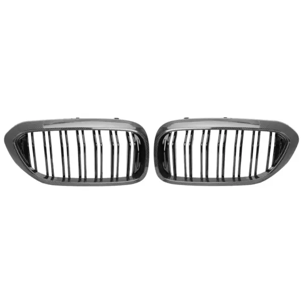 Grill Niergrill Carbon Look Dubbele Brug BMW 5 Serie G30 G31 pre-facelift (2017-2020) Grille