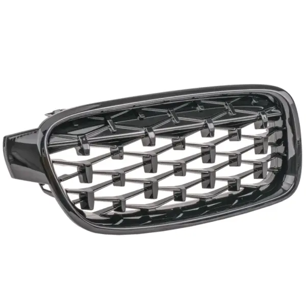 Grill Niergrill Glanzend Zwart Mesh BMW 3 Serie F30 F31 (2011-2019) Grille
