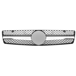 Grill Hoogglans Zwart Radiatorgrille Chroom AMG look Mercedes SL R129 (1989–2001) Grille