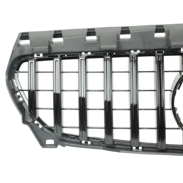Grill Hoogglans Zwart Radiatorgrille GT Panamericana Mercedes CLA C117 X117 pre-facelift (2013–2016) Grille