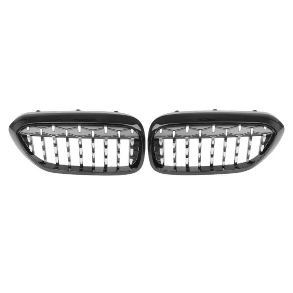 Grill Niergrill Zwart Chroom mesh design BMW 5 Serie G30 G31 pre-facelift (2017-2020) Grille