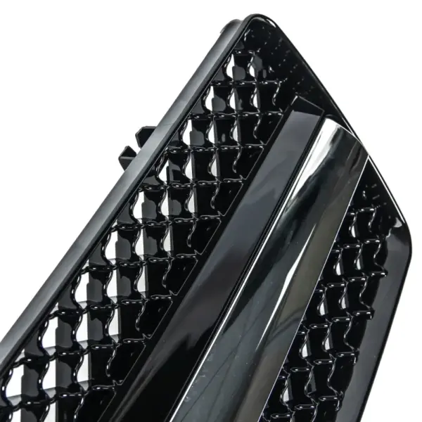 Grill Hoogglans Zwart Radiatorgrille Chroom AMG look Mercedes SL R129 (1989–2001) Grille