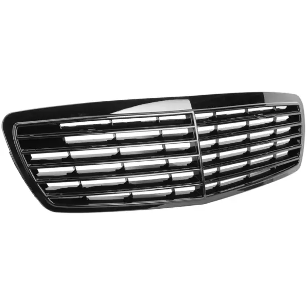 Grill Radiatorrooster Glanzend Zwart Klassieke Mercedes E-Klasse W211 S211 VF211 Pre-Facelift (2003-2006) Grille