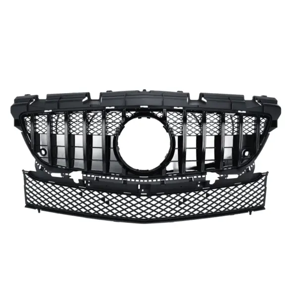 Grill Hoogglans Zwart Radiatorgrille GT Panamericana Mercedes SLK R172 pre-facelift (2011–2015) Grille