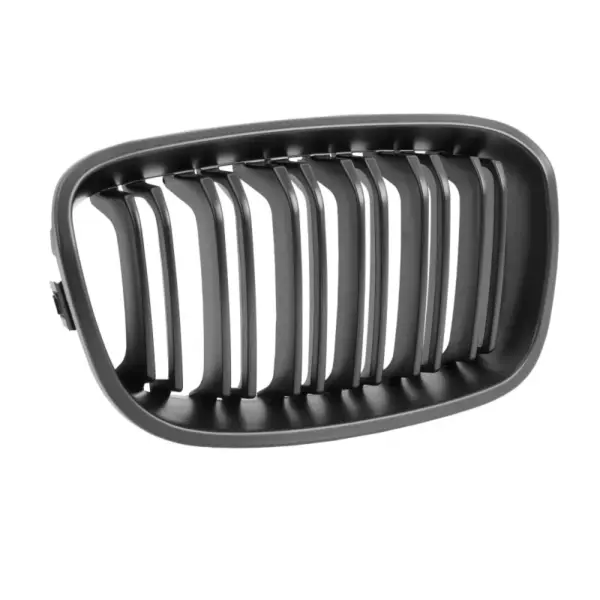 Grill Niergrill mat zwart dubbele brug BMW 1 Serie F20 F21 (prefacelift 2011-2015) Grille
