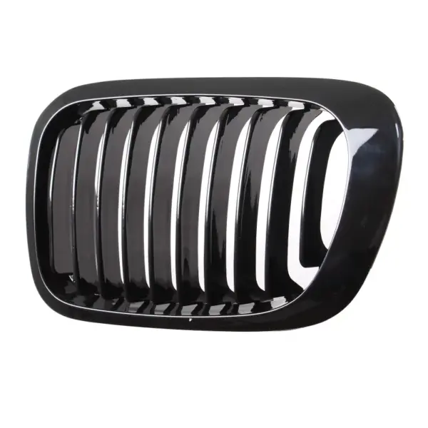 Grill Hoogglans Zwart Niergrill enkele bar BMW 3 Serie Coupé E46 pre-facelift (1999-2002) Grille