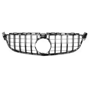 Grill Hoogglans Zwart Radiatorgrille GT Panamericana Mercedes C-Klasse W205 C63 AMG Pre-Facelift (2015–2018) Grille