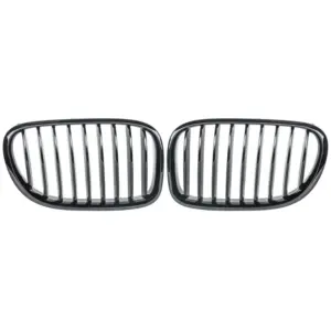 Grill Niergrill glanzend zwart enkele bar BMW 7 Serie F01 F02 F03 F04 facelift (2012-2015) Grille