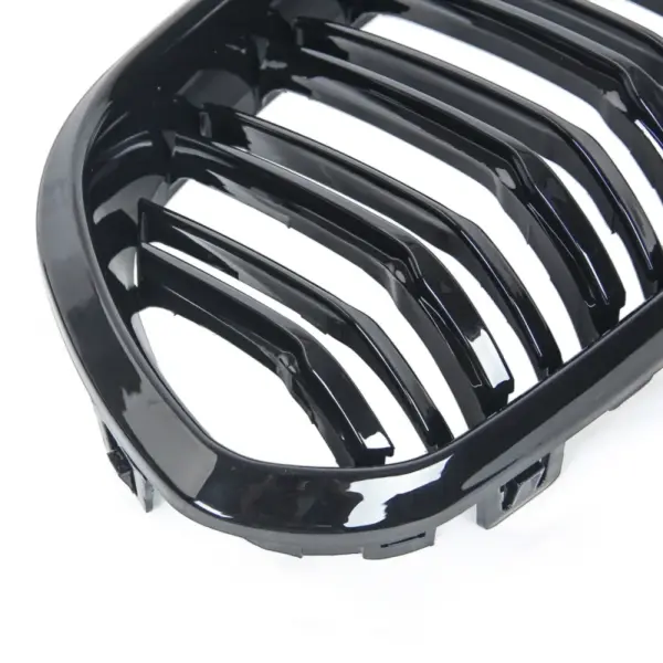Grill Hoogglans Zwart Niergrill dubbele bar BMW 1 Serie F20 F21 (facelift 2015-2019) Grille