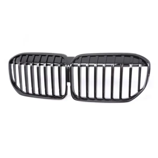 Grill Hoogglans Zwart Niergrille (enkele bar) BMW 7 Serie G11/G12 Facelift (2019-2022) Grille
