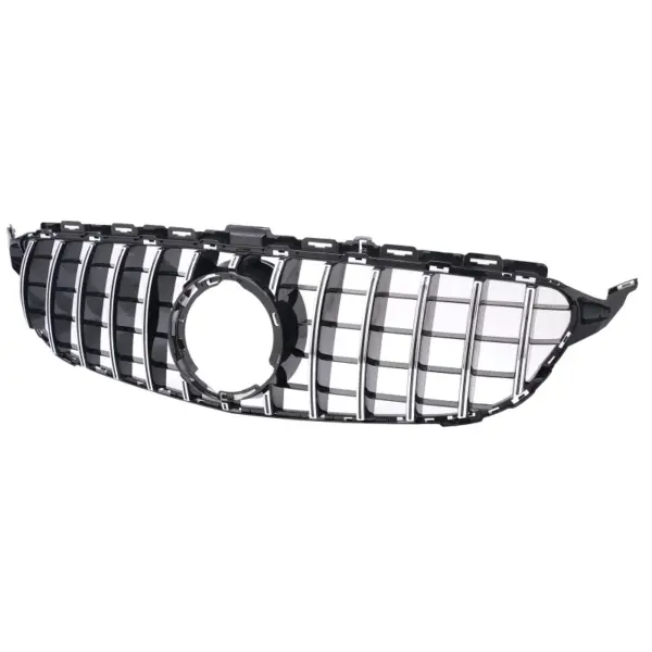 Grill Radiatorgrille chroom GT Panamericana zonder camera Mercedes C-Klasse W205 S205 C205 A205 Facelift (2018-2021) Grille