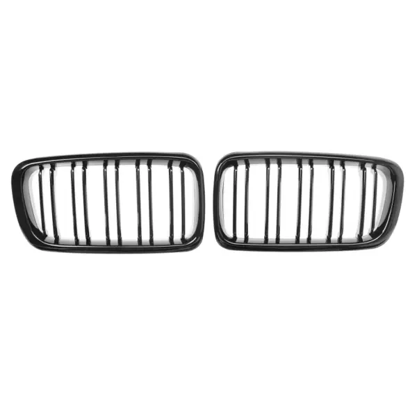 Grill Hoogglans Zwart Niergrill dubbele spijl BMW 7 Serie E38 (1994-2001) Grille