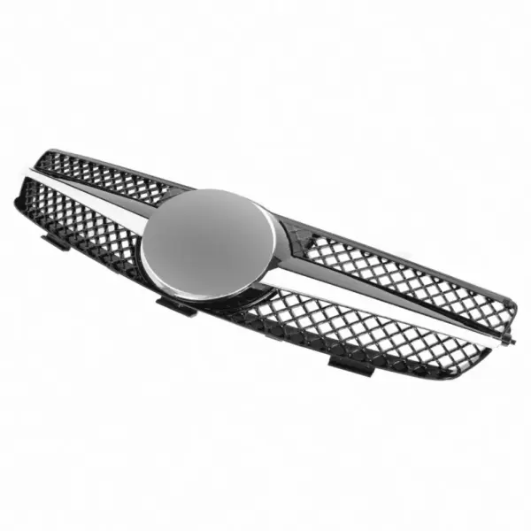 Grill Radiatorgrille Glanzend Zwart Chroom AMG Look Mercedes CLK C209 A209 (2002–2010) Grille