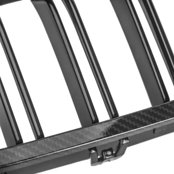 Grill Niergrill Carbon Look Dubbele Brug BMW 5 Serie F10 F11 (2010-2016) Grille