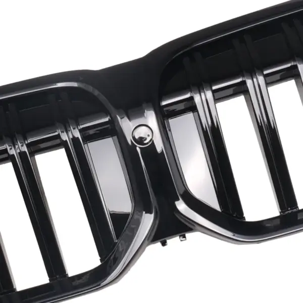 Grill Hogglans Zwart Niergrill enkele bar BMW 3 Serie G20 G21 Facelift (2022-) Grille