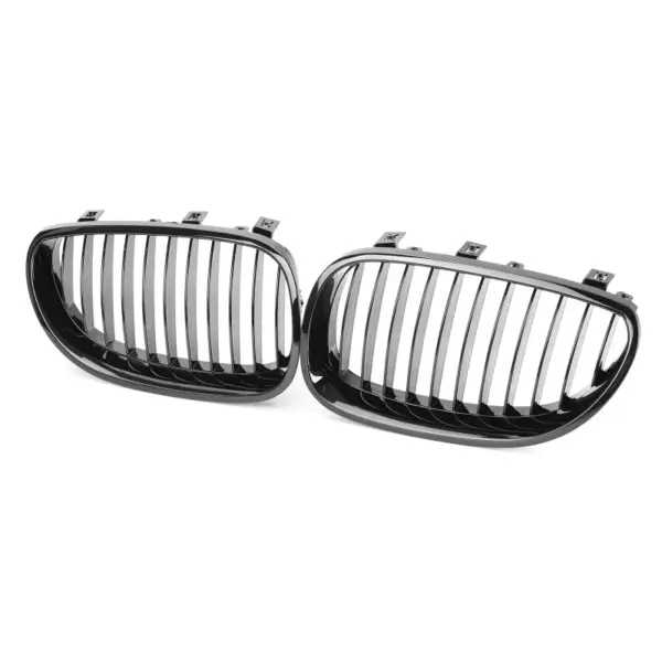 Grill Hoogglans Zwart Niergrill Enkele Spijl BMW 5 Serie E60 E61 (2003–2010) Grille