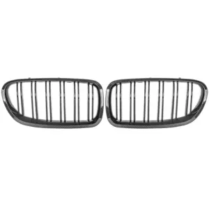 Grill Niergrill Carbon Look Dubbele Brug BMW 5 Serie F10 F11 (2010-2016) Grille