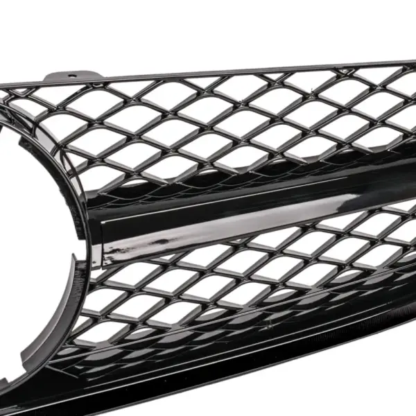 Grill Hoogglans Zwart Radiatorgrille AMG look Mercedes C-Klasse W204 C63 AMG Pre-Facelift (2008–2010) Grille