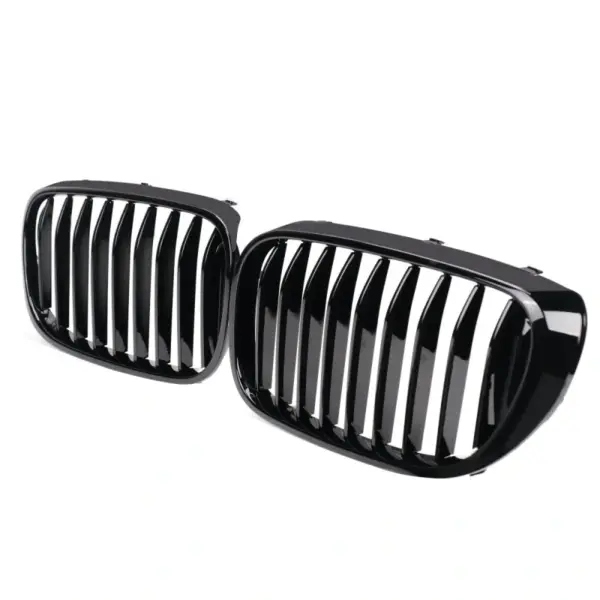 Grill Hoogglans Zwart Niergrill Enkele Spijl BMW 7 Serie G11 G12 pre-facelift (2015–2019) Grille