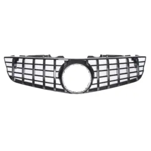 Grill Hoogglans Zwart GT Panamericana Radiatorgrille Mercedes SL R230 Tweede Facelift (2006-2008) Grille