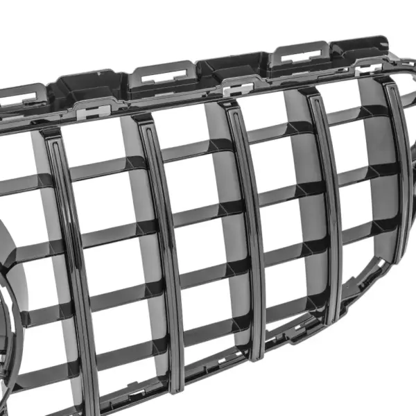 Grill Hoogglans Zwart Radiatorgrille GT Panamericana zonder camera Mercedes C-Klasse W205 S205 C205 A205 Facelift (2018-2021) Grille