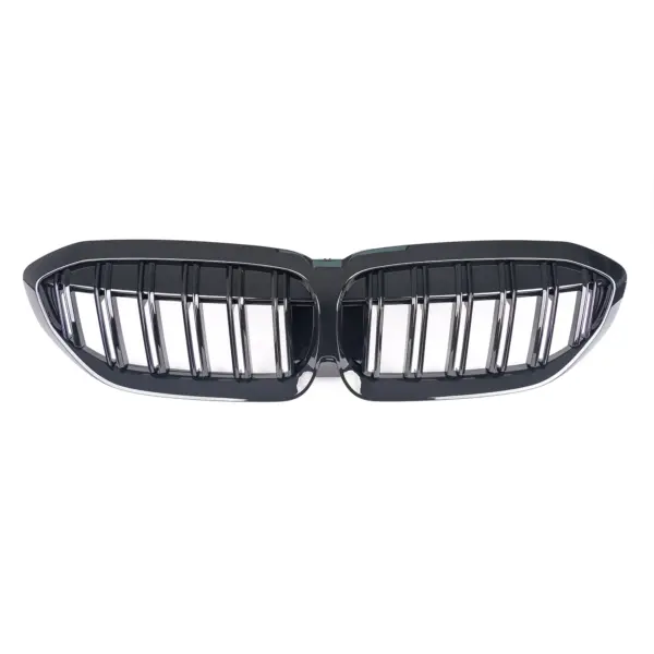 Grill Hoogglans Zwart Niergrill dubbele brug  BMW 3 Serie G20 G21 (2019-) Grille