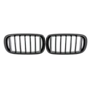 Grill Hoogglans Zwart Niergrill Enkele Bar BMW X5 F15 F16 (2013-2018) Grille