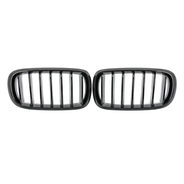 Grill Hoogglans Zwart Niergrill Enkele Bar BMW X5 F15 F16 (2013-2018) Grille