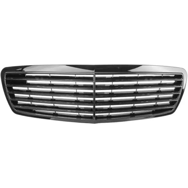 Grill Radiatorrooster Glanzend Zwart Klassieke Mercedes E-Klasse W211 S211 VF211 Pre-Facelift (2003-2006) Grille