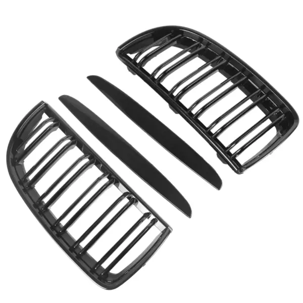 Grill Hoogglans Zwart Niergrill Dubbele Spijl BMW 3 Serie E90 E91 pre-facelift (2005–2008) Grille