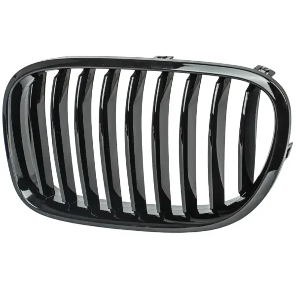 Grill Hoogglans Zwart Niergrill Enkele Bar BMW 5 Serie GT F07 (2009-2017) Grille