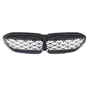 Grill Hoogglans Zwart Niergrill mesh design  BMW 3 Serie G20 G21 (2019-) Grille