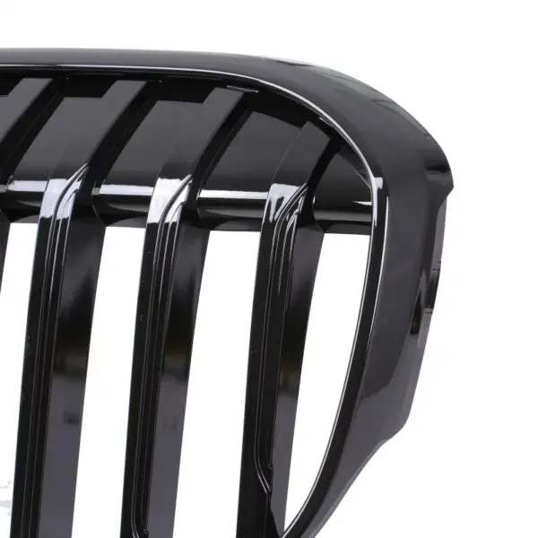 Grill Hoogglans Zwart Niergrille (enkele bar) BMW 7 Serie G11/G12 Facelift (2019-2022) Grille
