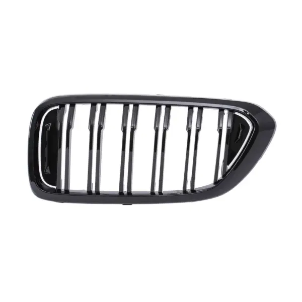 Grill Hoogglans Zwart Niergrill dubbele brug BMW 6 Serie G32 Gran Turismo Prefacelift (2017-2020) Grille