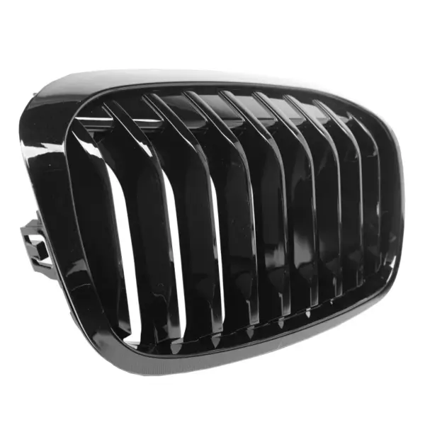 Grill Niergrill glanzend zwart enkele spijl BMW 2 Serie Active Tourer F45/F46 Facelift (2018-2021) Grille