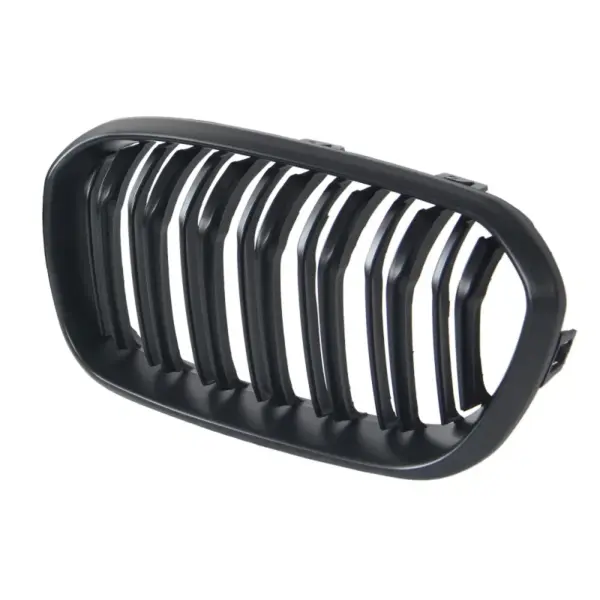 Grill Niergrill mat zwart dubbele bar BMW 1 Serie F20 F21 (facelift 2015-2019) Grille