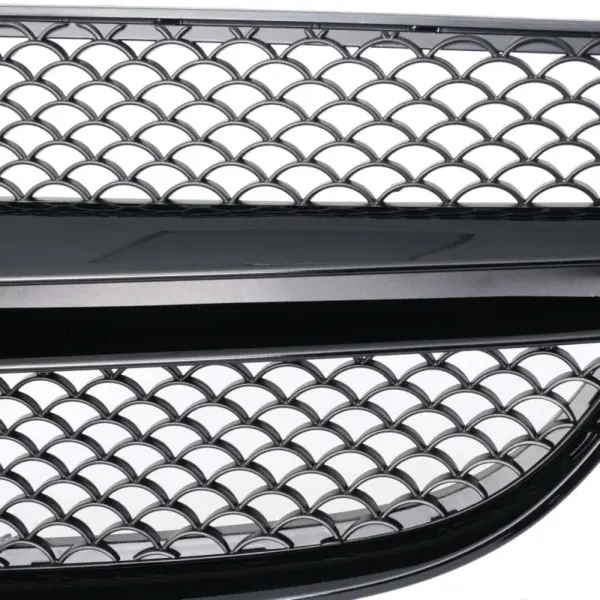 Grill Hoogglans Zwart Radiatorgrille AMG-look Mercedes E-Klasse Coupé C207/A207 Facelift (2013–2017) Grille