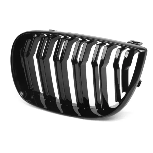 Grill Niergrill Glanzend Zwart Dubbele Brug BMW 1 Serie E81/E87 Pre-Facelift (2004-2007) Grille