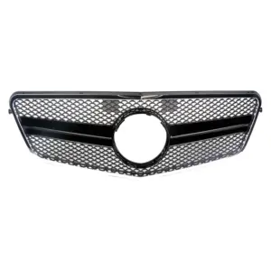 Grill Hoogglans Zwart Radiatorgrille AMG-look Mercedes E-Klasse W212/S212 Pre-Facelift (2009-2012) Grille