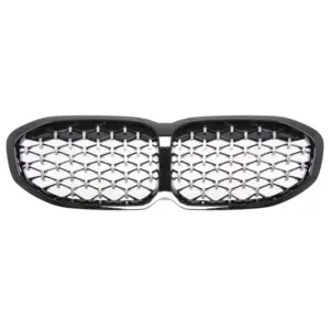 Grill Niergrill Zwart Chroom mesh design BMW 1 Serie F40 (2019-) Grille