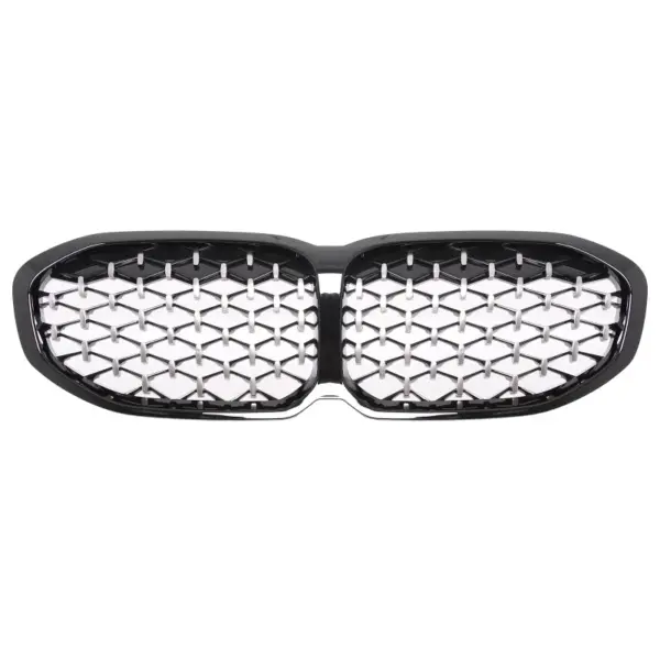 Grill Niergrill Zwart Chroom mesh design BMW 1 Serie F40 (2019-) Grille