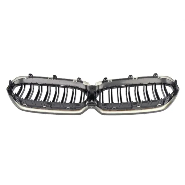 Grill Hoogglans Zwart Niergrille (dubbele brug) BMW 5 Serie G30/G31 Facelift (2020-2023) Grille