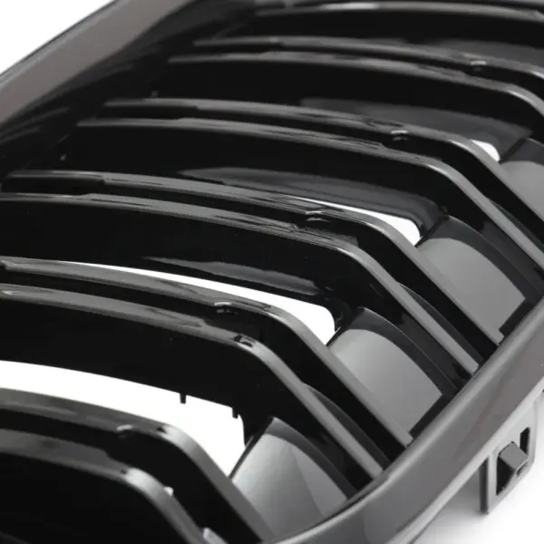 Grill Hoogglans Zwart Niergrill dubbele brug BMW 2 Serie Gran Coupé F44 (2020-) Grille