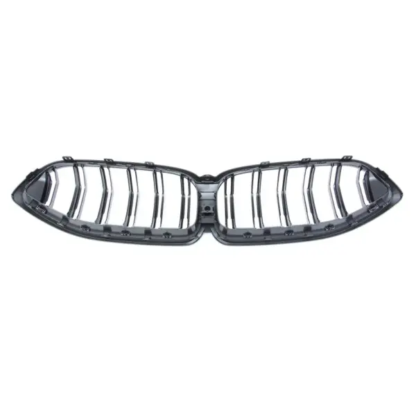 Grill Glans Zwarte Niergrille (dubbele brug) BMW 8 Serie G14/G15/G16 (2018-2023) & F91/F92/F93 (2019-2023) Grille