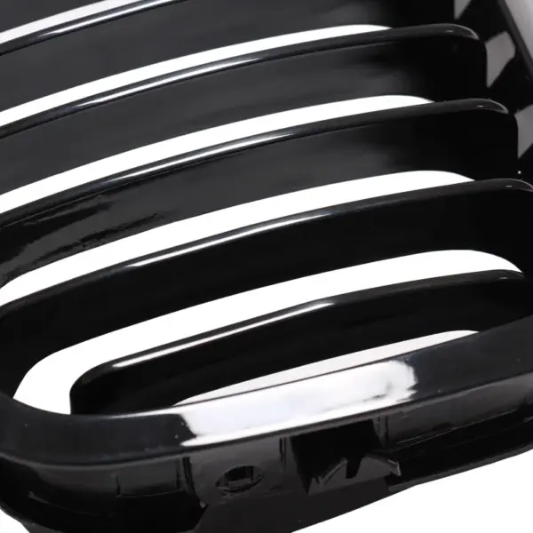 Grill Hoogglans Zwart Niergrill enkele bar BMW 3 Serie Coupé E46 pre-facelift (1999-2002) Grille