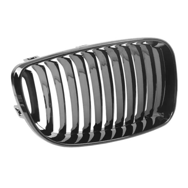Grill Niergrill Glanzend Zwart Enkele Bar BMW 1 Serie E8x Facelift (2007-2011) Grille