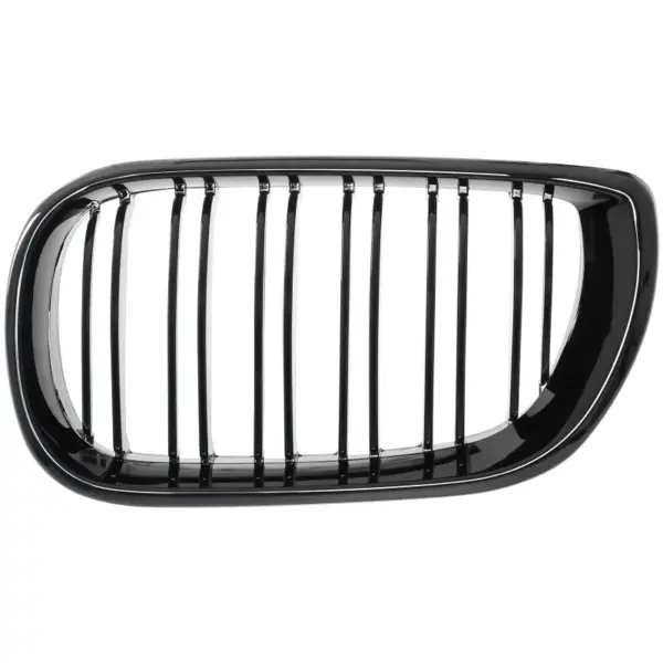 Grill Hoogglans Zwart Niergrill Dubbele Brug BMW 3 Serie E46 Facelift (1999-2006) Grille