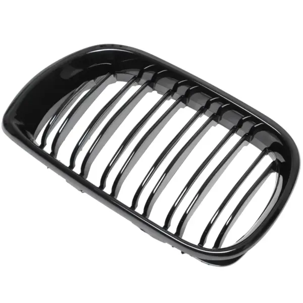 Grill Hoogglans Zwart Niergrill Dubbele Brug BMW 3 Serie E46 Facelift (1999-2006) Grille